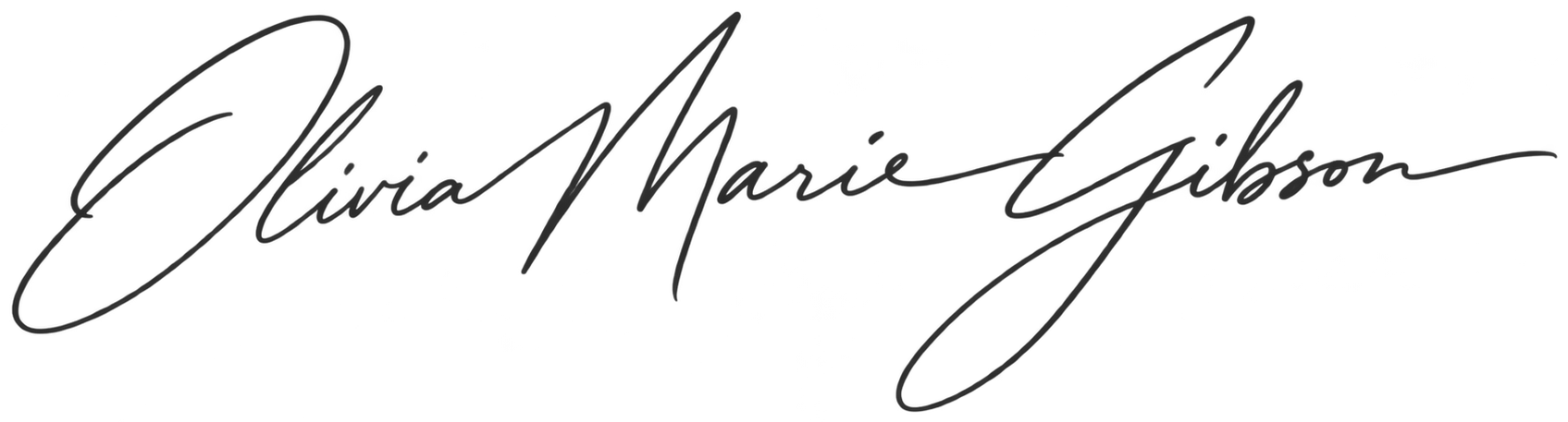 Signature of Olivia Marie Gibson